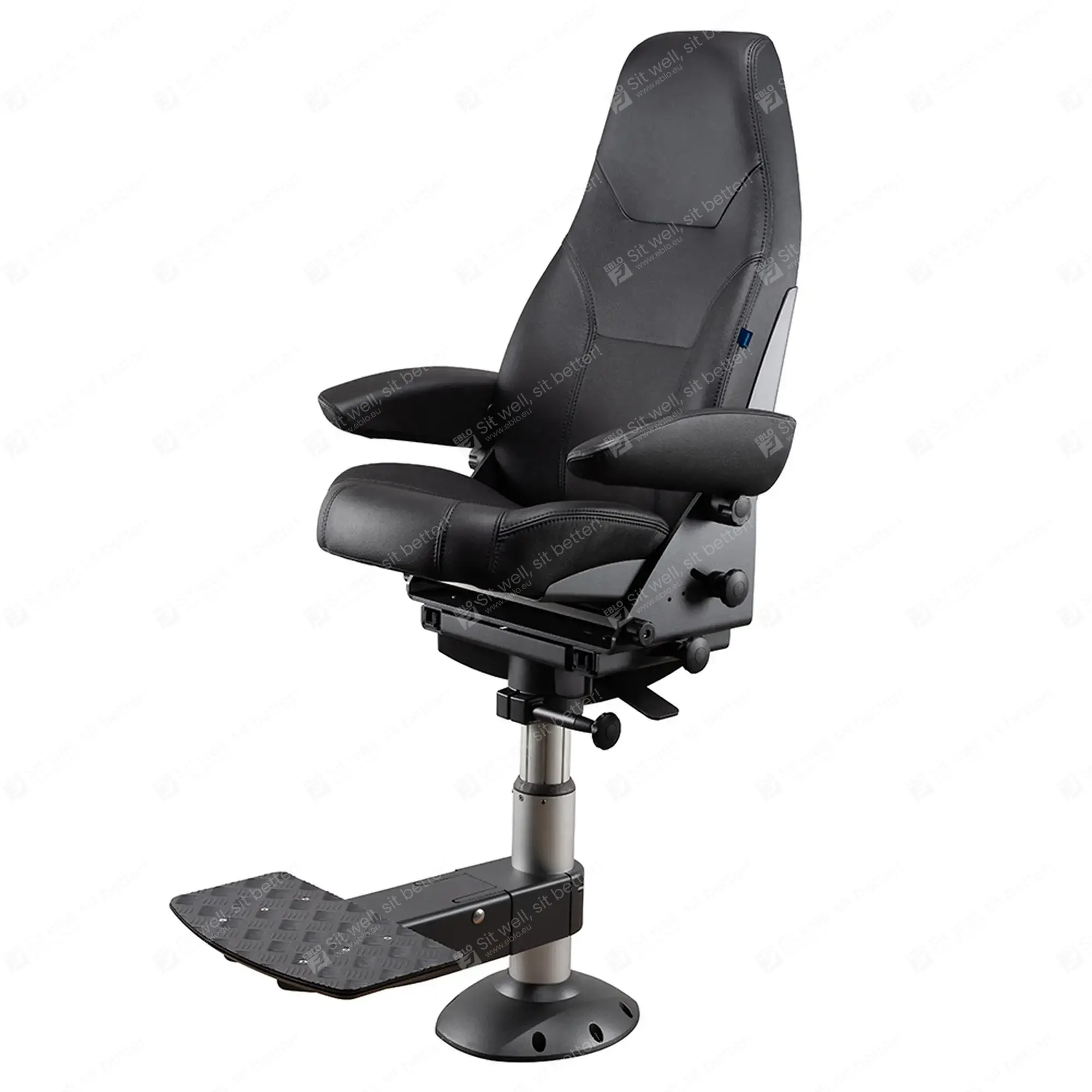 Norsap 1000 standard siège en cuir incl. pied à bride & repose-pieds US.905030